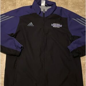 Adidas Climacool 3 stripe University of Kentucky Wesleyan full zip jacket